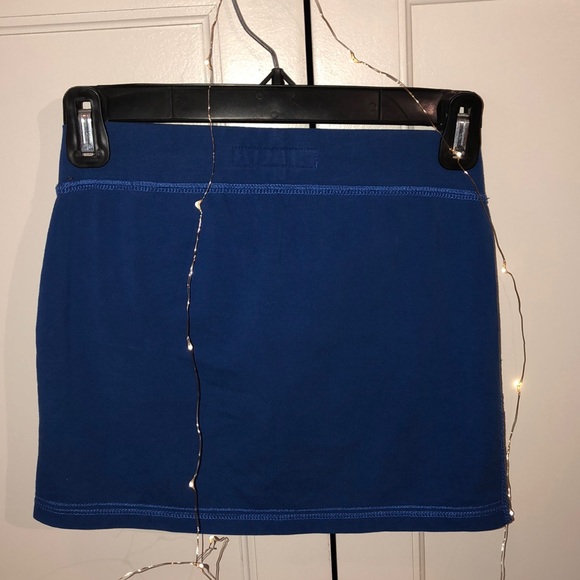 TIGHT BLUE MINI SKIRT - Picture 4 of 4
